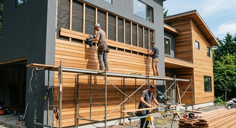 Hardwood Cladding Installation in Norwalk, CT