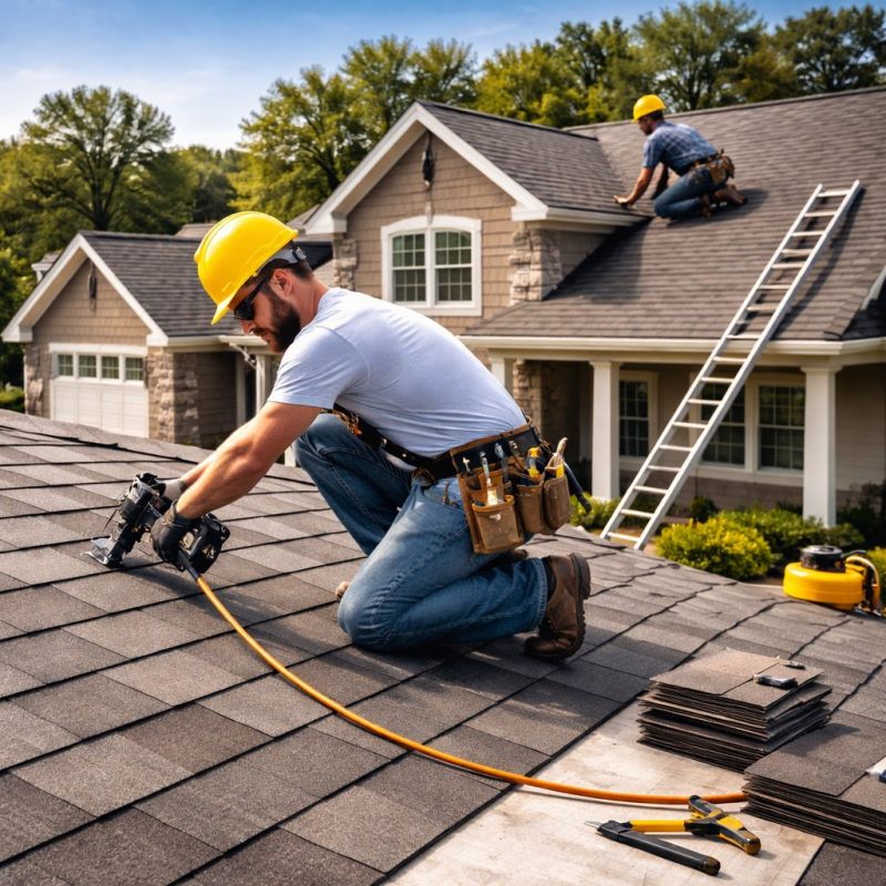 Porch Roofing Installation in Framingham, MA